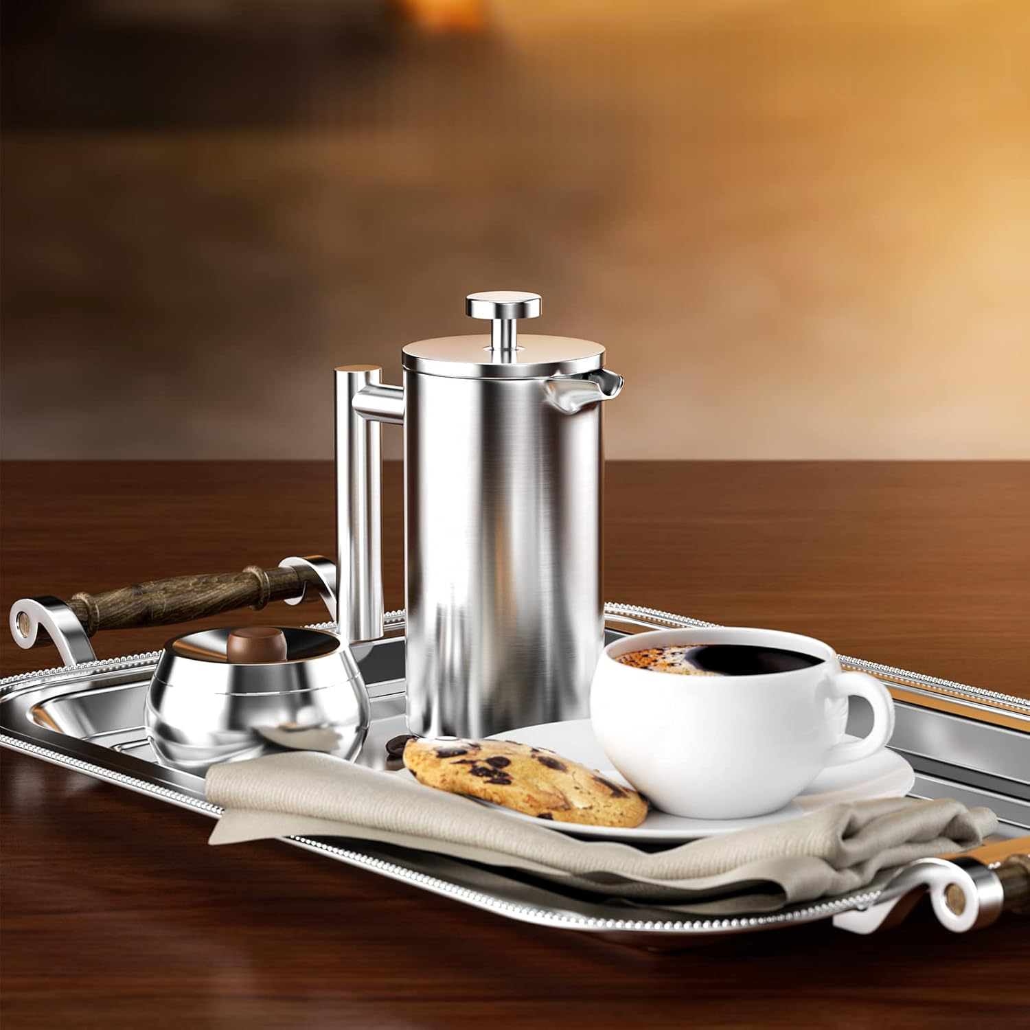 Théière thermos inox 0.8L  برادة حافظة للحرارة