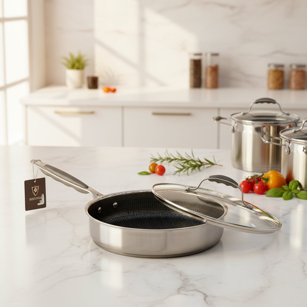 طقم المطبخ الكامل من الاينوكس الممتاز